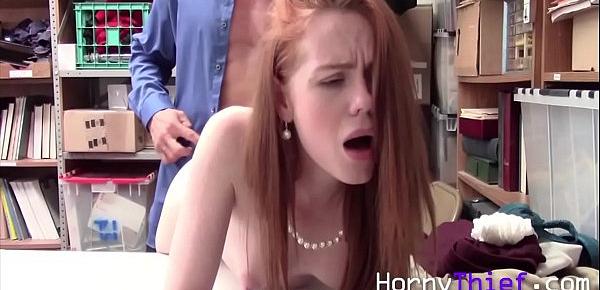  Cop Caught Teen Stealing  And Punishes Her- Ella Hughes